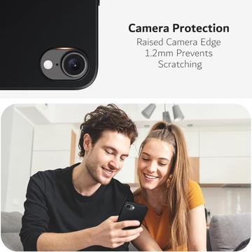 iPhone 16e/17e Skridsikkert TPU Cover - sort