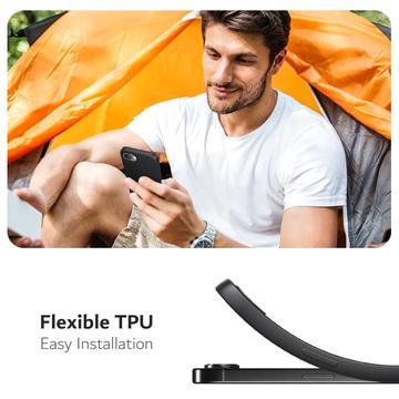 iPhone 16e/17e Skridsikkert TPU Cover - sort