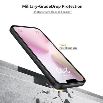 iPhone 16e/17e Skridsikkert TPU Cover - sort