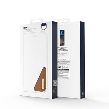 iPhone 16e/17e Dux Ducis Hivo Læderpung - Brun