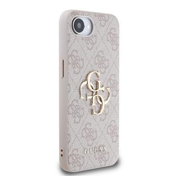 iPhone 16e/17e Guess 4G Big Metal Logo Hybrid Cover - Pink