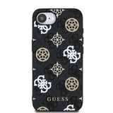iPhone 16e/17e Guess 4G Peony Cover - MagSafe-kompatibel - Sort