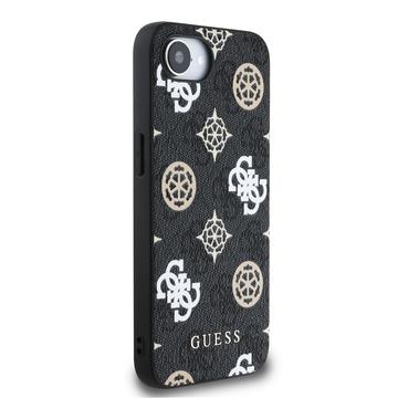 iPhone 16e/17e Guess 4G Peony Cover - MagSafe-kompatibel - Sort