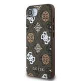 iPhone 16e/17e Guess 4G Peony Cover - MagSafe-kompatibel - Brun
