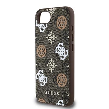iPhone 16e/17e Guess 4G Peony Cover - MagSafe-kompatibel - Brun