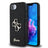 iPhone 16e/17e Guess Fixed Glitter 4G Metal Logo Cover - Sort