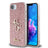 iPhone 16e/17e Guess Fixed Glitter 4G Metal Logo Cover - Pink