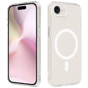 iPhone 16e/17e Hybrid Cover - MagSafe Kompatibel - Gennemsigtig