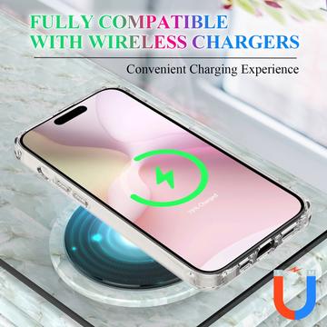 iPhone 16e/17e Hybrid Cover - MagSafe Kompatibel - Gennemsigtig