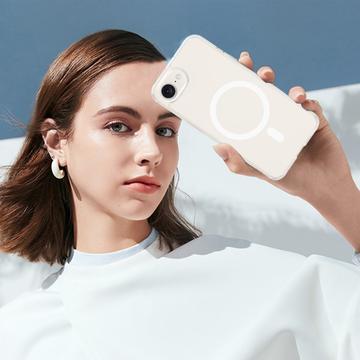 iPhone 16e/17e Hybrid Cover - MagSafe Kompatibel - Gennemsigtig