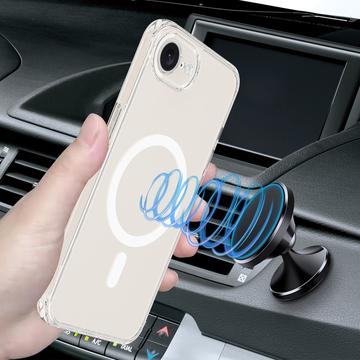 iPhone 16e/17e Hybrid Cover - MagSafe Kompatibel - Gennemsigtig