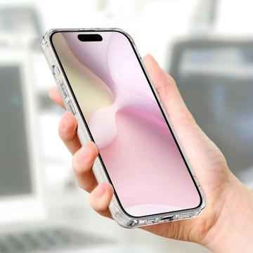 iPhone 16e/17e Hybrid Cover - MagSafe Kompatibel - Gennemsigtig