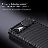 iPhone 16e/17e Nillkin CamShield Pro Hybrid Cover - Blå
