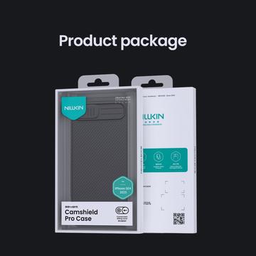iPhone 16e/17e Nillkin CamShield Pro Hybrid Cover - Blå