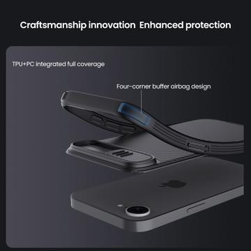iPhone 16e/17e Nillkin CamShield Pro Hybrid Cover - Grøn