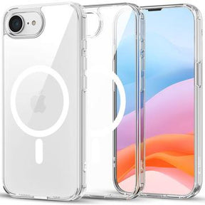 iPhone 16e/17e Tech-Protect Flexair Magnetisk Hybrid Cover - Gennemsigtig