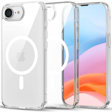 iPhone 16e/17e Tech-Protect Flexair Magnetisk Hybrid Cover - Gennemsigtig