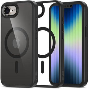 iPhone 16e/17e Tech-Protect Magmat Cover - MagSafe Kompatibel - Sort / Klar