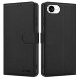 iPhone 16e/17e Tech-Protect Pung Cover med Magnet og Stativ - Sort