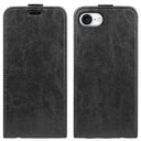iPhone 16e/17e Vertikal Flip Taske med Kortholder - Sort