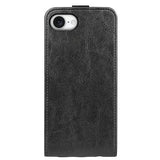 iPhone 16e/17e Vertikal Flip Taske med Kortholder - Sort