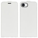 iPhone 16e/17e Vertikal Flip Taske med Kortholder - Hvid