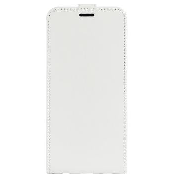 iPhone 16e/17e Vertikal Flip Taske med Kortholder - Hvid