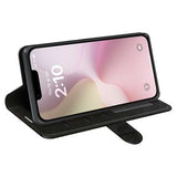 iPhone 16e/17e Pung med Magnetisk Lukning - sort