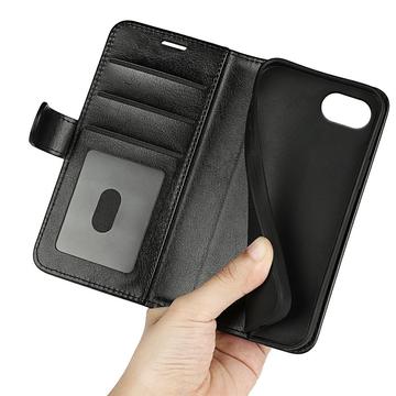 iPhone 16e/17e Pung med Magnetisk Lukning - sort