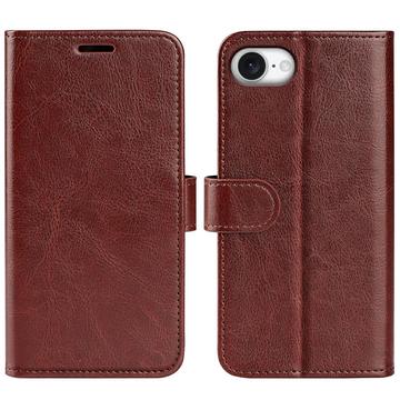 iPhone 16e/17e Pung med Magnetisk Lukning - brun