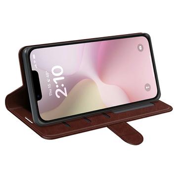 iPhone 16e/17e Pung med Magnetisk Lukning - brun