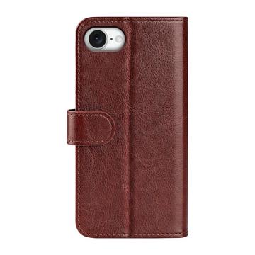 iPhone 16e/17e Pung med Magnetisk Lukning - brun