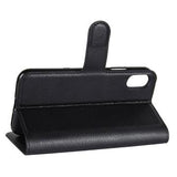 iPhone X/XS Pung Taske med Magnetisk Lukning - Sort