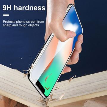 iPhone X/XS/11 Pro Lippa 2.5D helglas Skærmbeskyttelse Hærdet Glas - 9H - sort kant