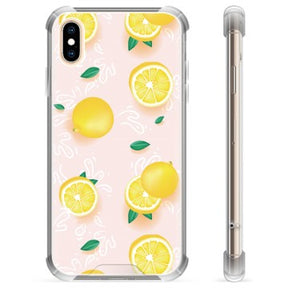 iPhone X / iPhone XS Hybrid Cover - Citron Mønster