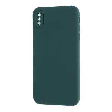 iPhone X/XS Anti-Fingeraftryk Mat TPU Cover - Mørkegrøn