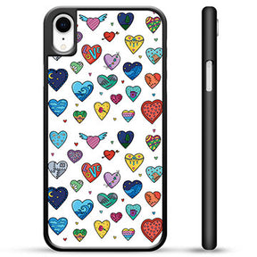 iPhone XR Beskyttende Cover - Hjerter