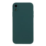 iPhone XR Silikone Cover - Fleksibelt Og Mat - Mørkegrøn
