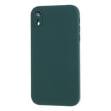 iPhone XR Silikone Cover - Fleksibelt Og Mat - Mørkegrøn