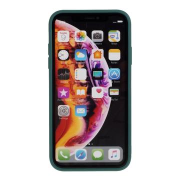 iPhone XR Silikone Cover - Fleksibelt Og Mat - Mørkegrøn