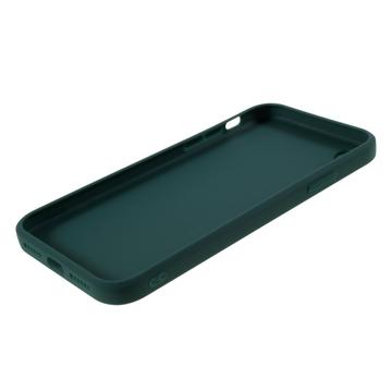 iPhone XR Silikone Cover - Fleksibelt Og Mat - Mørkegrøn