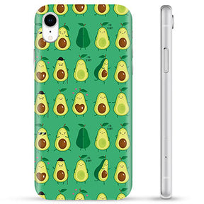 iPhone XR TPU Cover - Avocadomønster