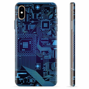 iPhone XS Max TPU Cover - Kredsløbsplade